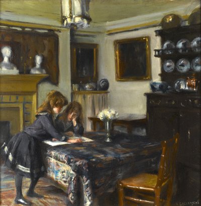 La salle à manger de John Singer Sargent, vers 1884 - Albert de Belleroche